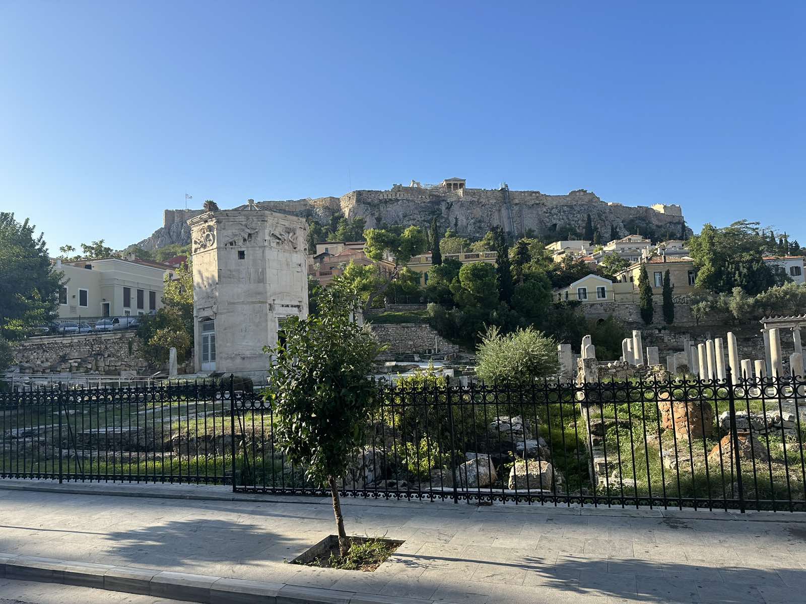 Pogled na Atensko akropolo
